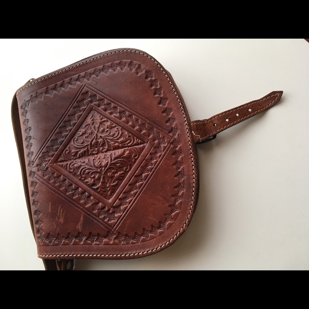 Italian leather crossbody bag/ wallet
